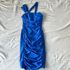 Blue dress size large fits like medium